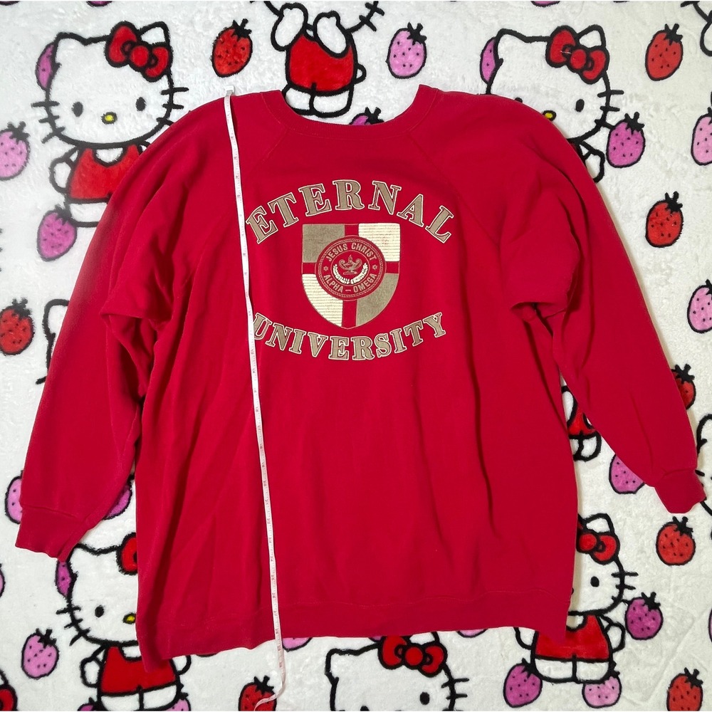 2000s indie skater‎ red jesus sweater